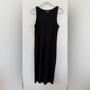 Ralph Lauren Classic Black Sleeveless Knit Dress Size P/S